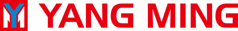 Yang Ming logo with a red "Y" emblem followed by bold red text spelling "YANG MING" on a white background.