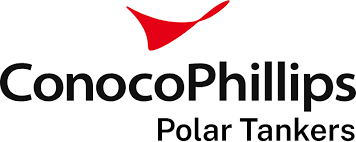 ConocoPhillips logo with red swoosh above the text "ConocoPhillips Polar Tankers.