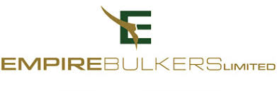 Empire Bulkers Limited logo with stylized green "E" and gold text on a white background.