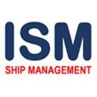 ISM Ship Management logo with "ISM" in blue and "Ship Management" in red below.