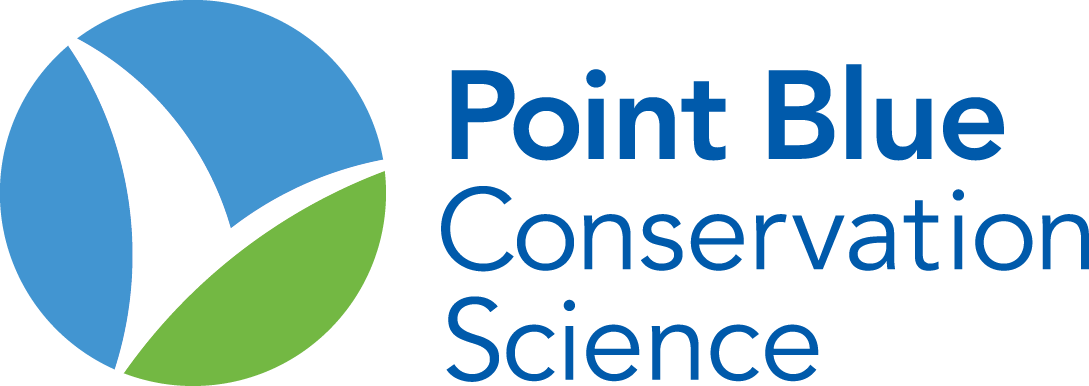Point Blue Conservation Science logo with a blue and green circular graphic next to the organization name.